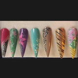 Freehand Nail Art Design