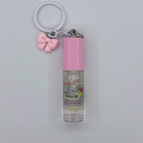 Slurp Cuticle Oil Keyring- Vanilla & Coconut