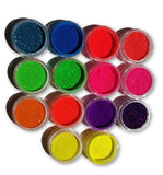 Set of 7 Neon Bright Glitters