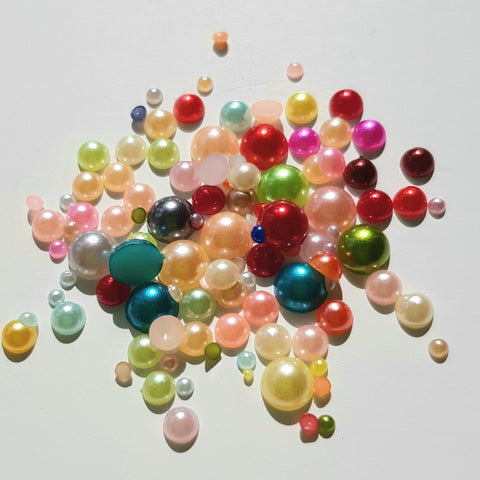 Half Pearls - Multicoloured