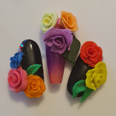 3D Roses Nail Art Course