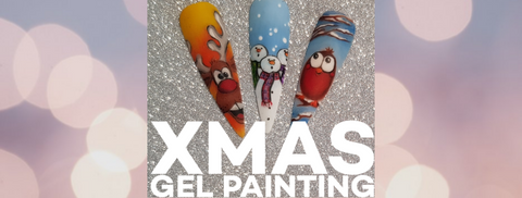 Christmas Gel Painting - Online Facebook Course