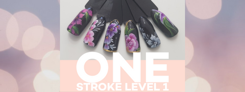 One Stroke Nail Art - Level 1 - Online Facebook Course